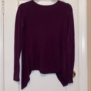 Francesca’s Dark purple sweater with open back